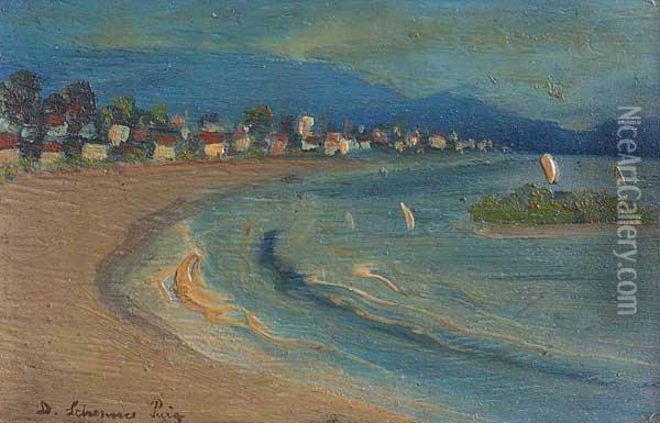 Bahia Oil Painting - Dolcey Schenone Puig