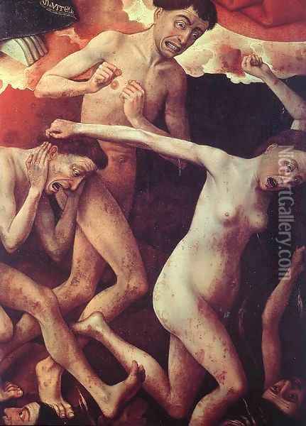The Last Judgment (detail) 7 Oil Painting - Rogier van der Weyden