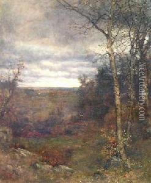 The Approaching Storm, Early Evening Oil Painting - Jervis McEntee