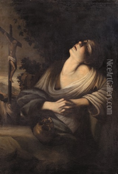 Maddalena Oil Painting -  Caravaggio