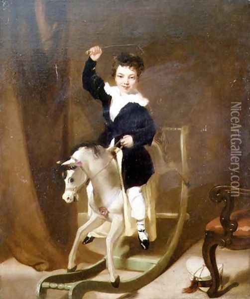 The Young Huntsman Oil Painting - George Chinnery