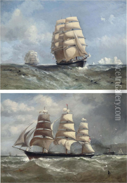 Rounding Cape Horn Oil Painting - Richard Beavis