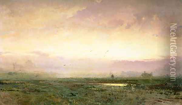 Morning, 1872-73 Oil Painting - Fedor Aleksandrovich Vasiliev