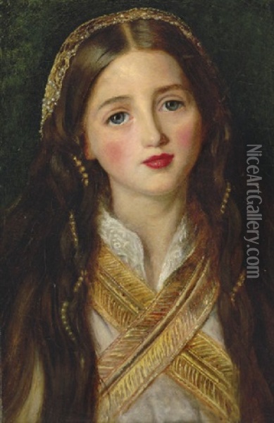 Alice Gray Oil Painting - John Everett Millais