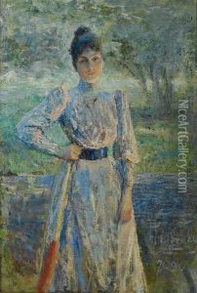 Summer-time Oil Painting - Pierre Troubetzkoy
