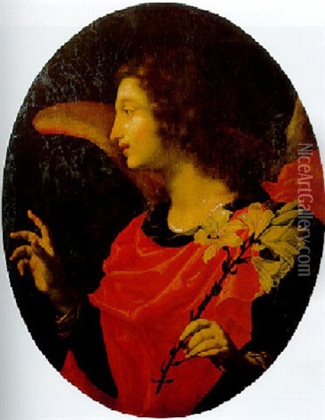 The Archangel Gabriel Oil Painting - Cesare Dandini