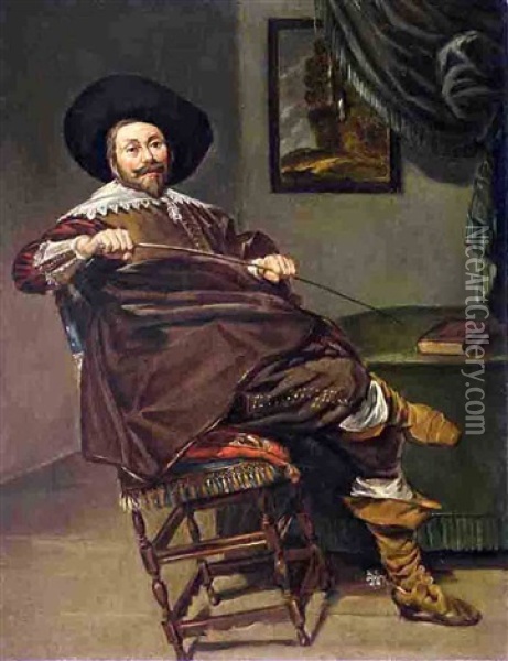 Willem Van Heythuyzen Oil Painting - Frans Hals