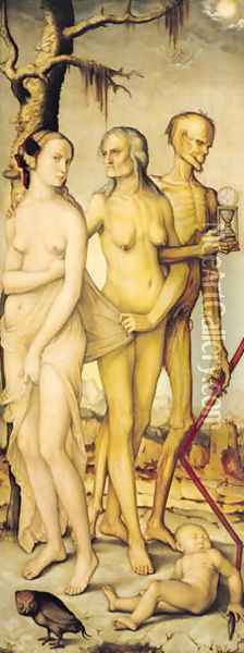 The Three Ages of Man and Death Oil Painting - Hans Baldung Grien