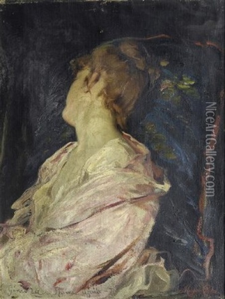 Figura Femminile Oil Painting - Pietro Morgari