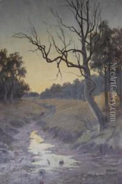 The Dead Gum Tree Oil Painting - Ernest William Christmas