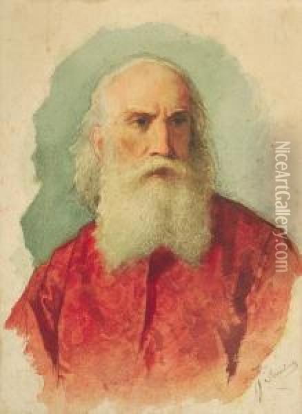 Busto Fiero Di Garibaldi Oil Painting - Francesco Semino