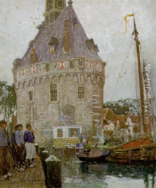 De Toren Van Hoorn Oil Painting - Hendrick Cassiers