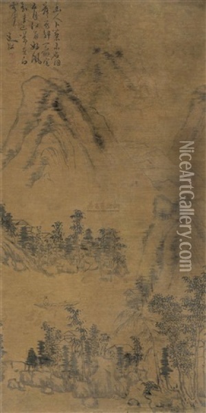 Landscape Figure Oil Painting -  Chen Chun