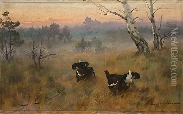 Cietrzewie Oil Painting - Ignacy (Czeslaw Wasilewski) Zygmuntowicz