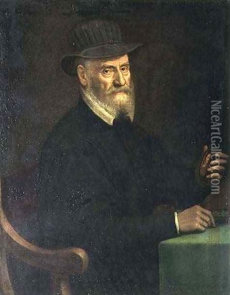 Portrait of Giulio Clovio (1498-1578) Oil Painting - Sofonisba Anguissola