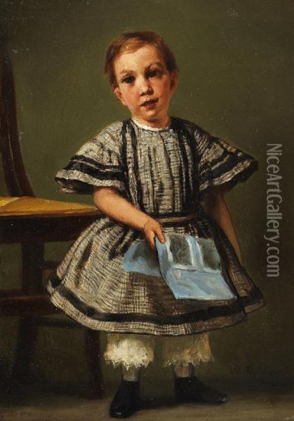 Portrat Eines Kindes Oil Painting - Wilhelm Ii Lindenschmit