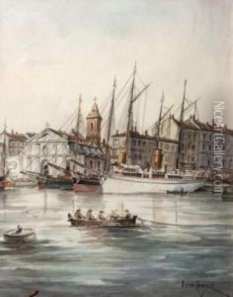 Le Vieux Port De Marseille Oil Painting - Emile Henry