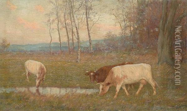 Newbury Oil Painting - William Henry Gore