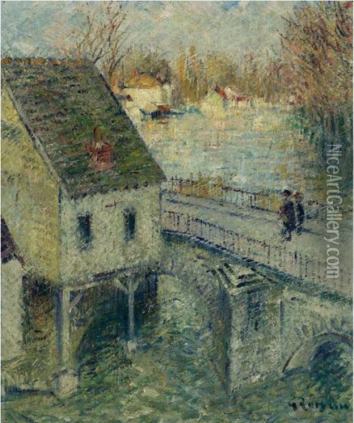 Le Pont Oil Painting - Gustave Loiseau