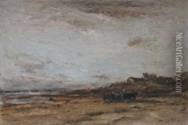 Maree Basse Oil Painting - Wilhelm von Gegerfelt