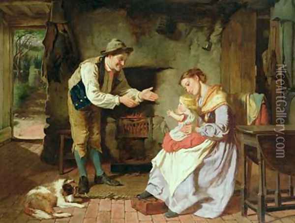 Come to Daddy Oil Painting - William Henry Midwood