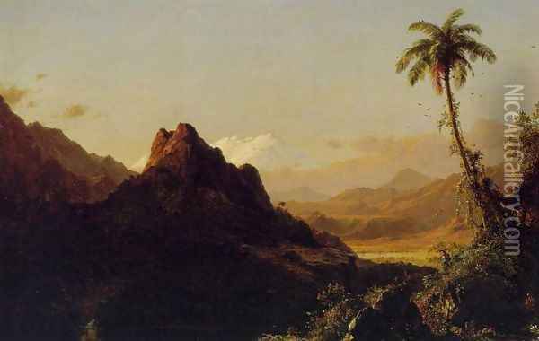In the Tropics Oil Painting - Frederic Edwin Church