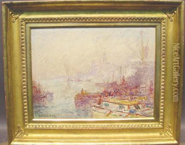 Bears Signature (ll), Titled On The Reverse Oil Painting - Reynolds Beal