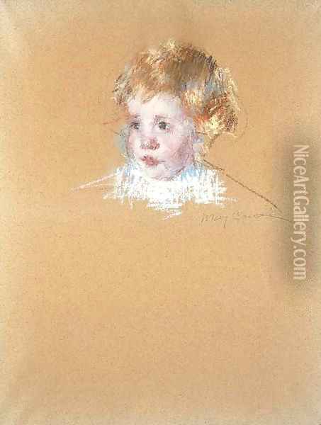 Study for the portrait of a child Oil Painting - Mary Cassatt