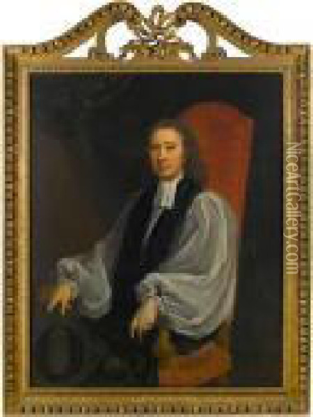 Portrait Of Richard Willis Oil Painting - Michael Dahl