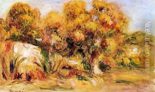 Landscape 10 Oil Painting - Pierre Auguste Renoir
