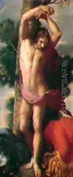 San Sebastiano Oil Painting - Paolo de Matteis