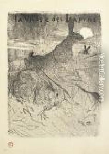La Valse Des Lapins Oil Painting - Henri De Toulouse-Lautrec