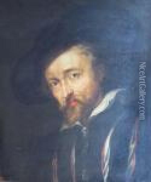 Autoportrait Oil Painting - Peter Paul Rubens