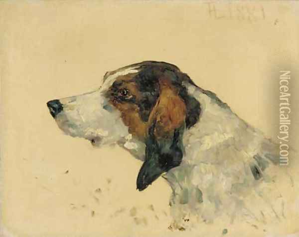 Chien de chasse Oil Painting - Henri De Toulouse-Lautrec