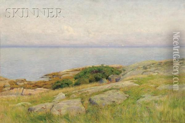 Coastal View Oil Painting - Edmund E. Case