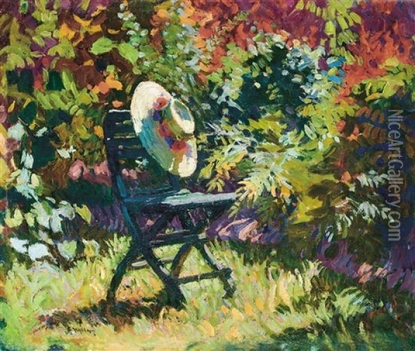 Sunshine Oil Painting - sandor Nyilasy