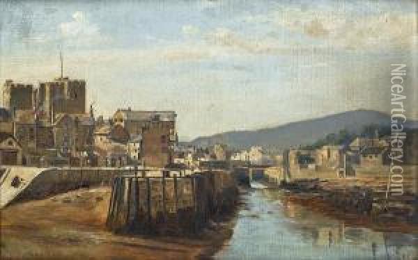 Castletown Oil Painting - F.A. Winkfield