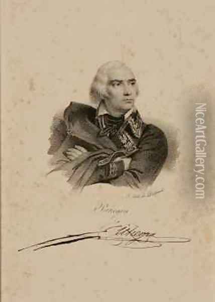 General Charles Pichegru 1761-1804 Oil Painting - Francois Seraphin Delpech