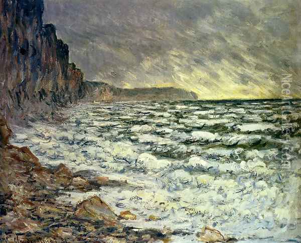 The Sea At Fecamp 2 Oil Painting - Claude Oscar Monet
