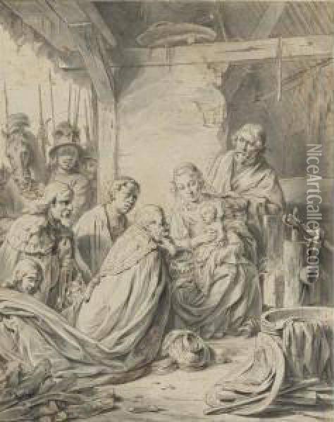 The Adoration Of The Magi Oil Painting - Jan De Bray