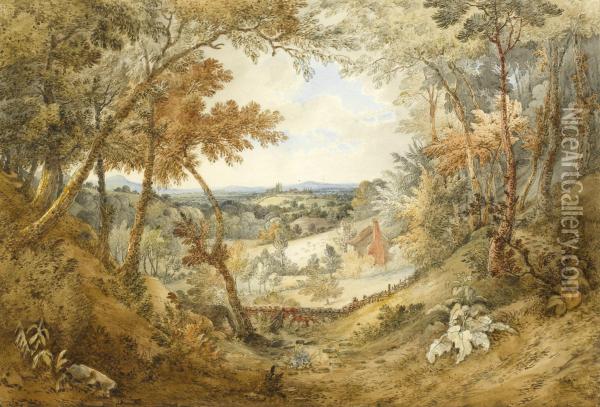 Landscape Oil Painting - James, Rev. Bourne