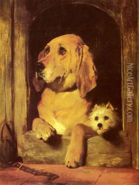 Dignity and Impudence 1839 Oil Painting - Sir Edwin Henry Landseer