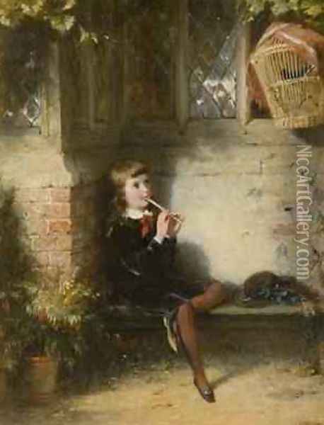 The Duet 1886 2 Oil Painting - George Bernard O'Neill