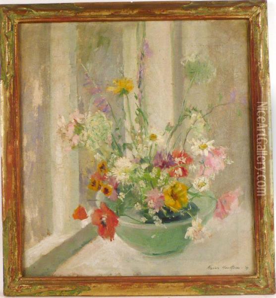 Floral Still Life Oil Painting - Marion C. Hawthorne