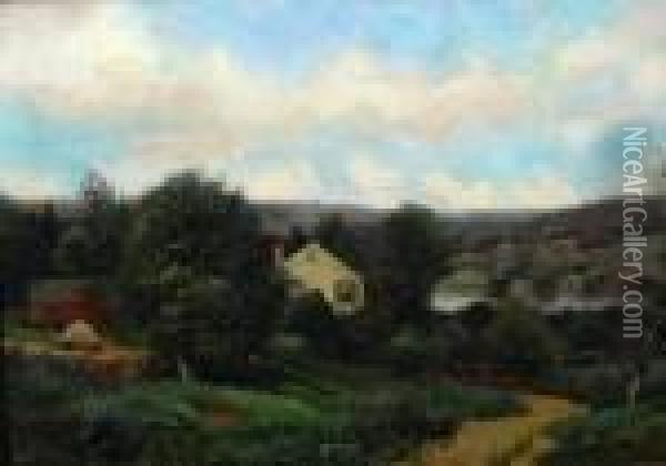Near Old Lyme Oil Painting - Henry Pember Smith