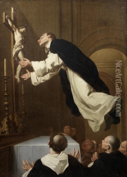 The Levitation Of Saint Dominic Oil Painting - Carlo Ceresa