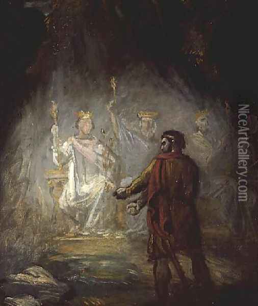 Macbeth Oil Painting - Theodore Chasseriau