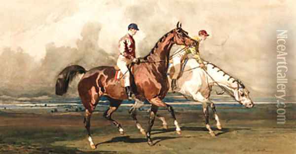 The Morning Gallop Oil Painting - Alfred Dedreux