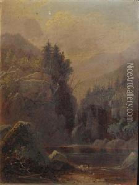 Landscape Oil Painting - Benjamin Champney