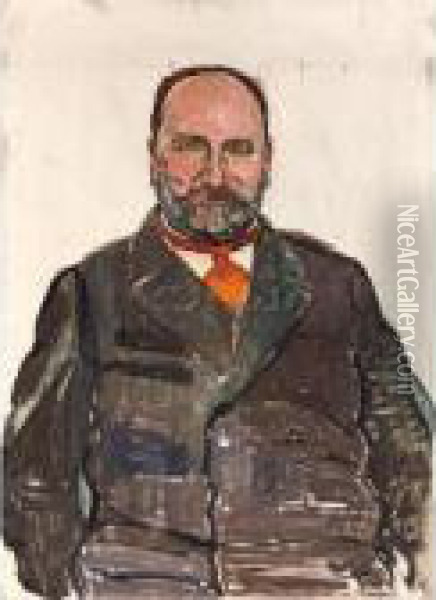 Fredrik (frederick) Robert Martin 
Fredrik (frederick) Robert Martin Oil Painting - Ferdinand Hodler